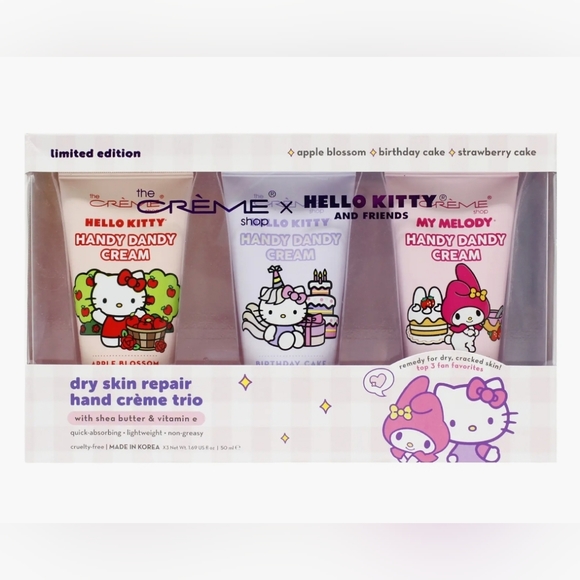 The Crème Shop x Hello Kitty and Friends Handy Dandy Cream Set NWT - Picture 2 of 4
